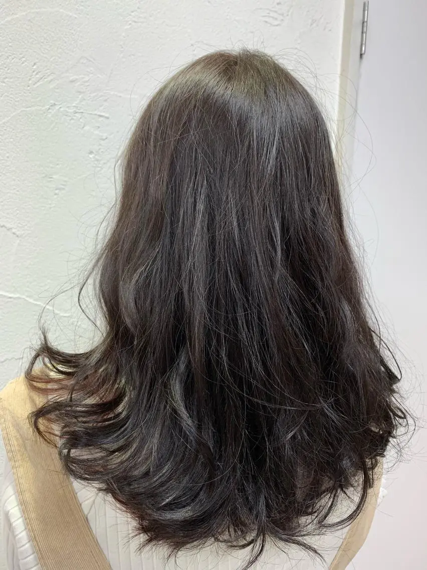 ミディアム カラー 透明感カラー カット ヘアカラー トリートメント ヘアセット 髪質改善カラー🦋 田村のヘアスタイル