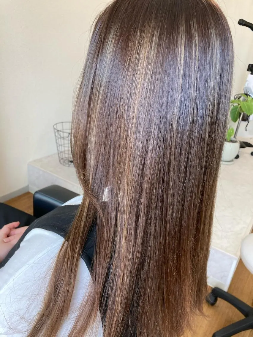 ロング カラー hair&eye AMANDAのマツエク・マツパデザイン