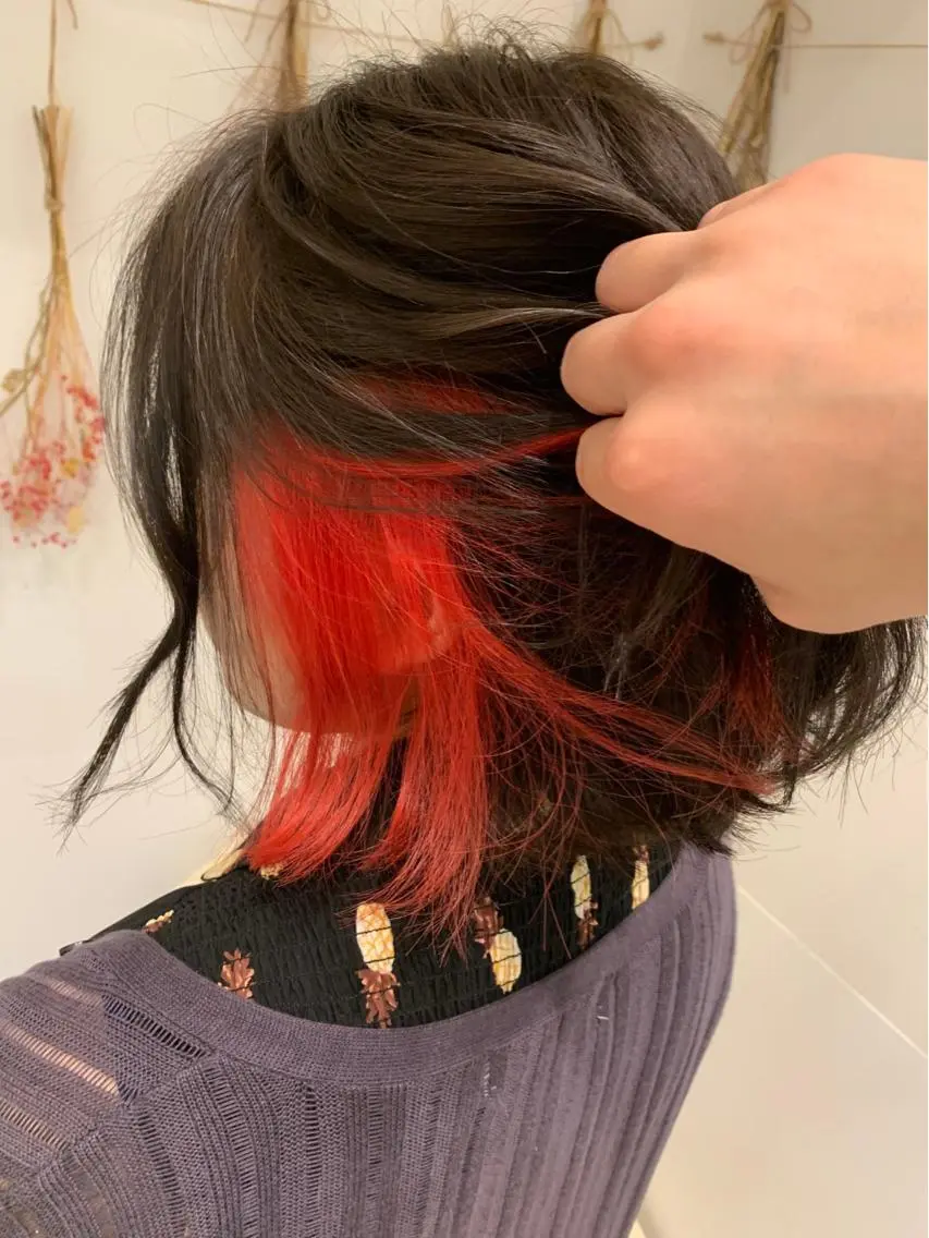 ミディアム カラー メンズカット ✂️あいのヘアスタイル