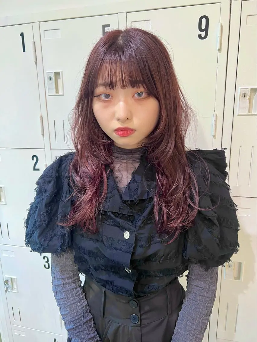 ロング カット ヘアカラー トリートメント 石井 菜々のヘアスタイル