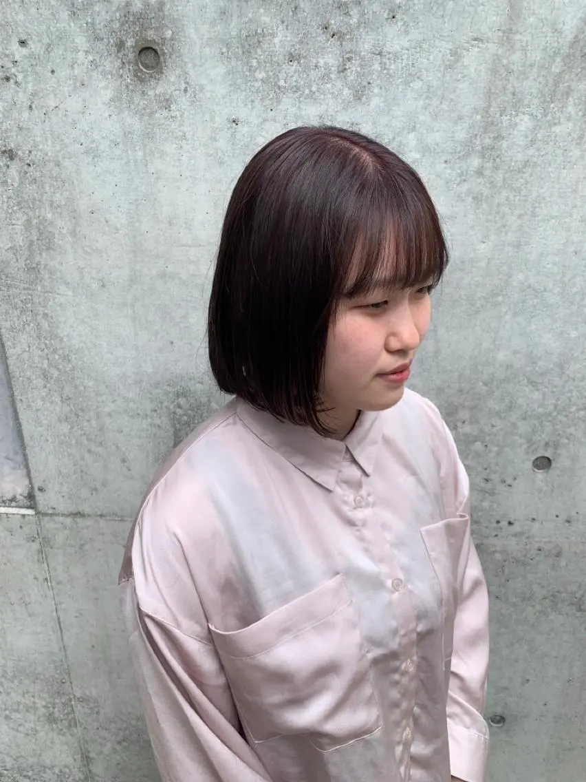 ショート カラー パーマ ヘアアレンジ キッズ ショートボブ バレイヤージュ ブリーチ ケアブリーチ 透明感カラー ravens代表 ヒロムのヘアスタイル