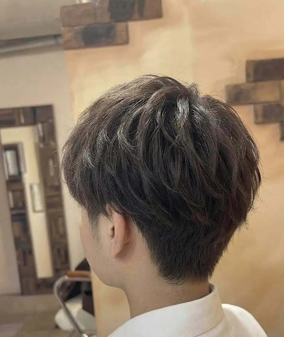 ショート パーマ スパイラルパーマ カット トリートメント flencia 丸 和博|カットのヘアスタイル