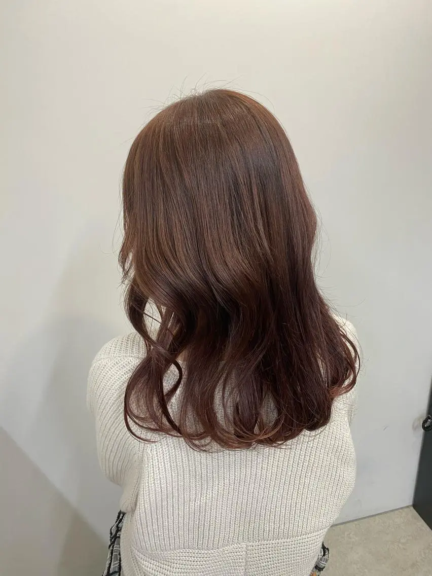 ロング カラー パーマ ヘアアレンジ メンズ キッズ ネイル マツエク・マツパ アイブロウ エクステモデル募集 💗大阪梅田/川上のヘアスタイル