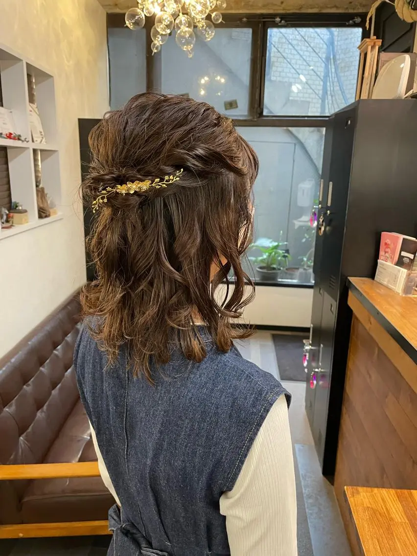 ミディアム ヘアアレンジ layer cut 店長/MIKUのその他イメージ