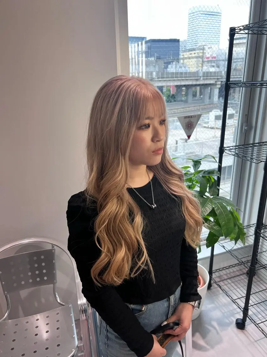 セミロング カラー KAITO メンズ特化美容師のヘアスタイル