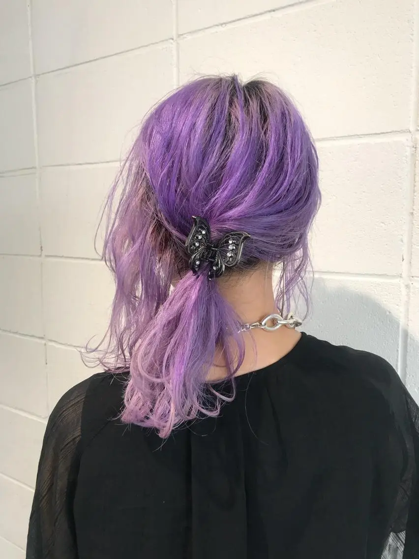 セミロング ヘアカラー サイレント美容師 アイリィのヘアスタイル
