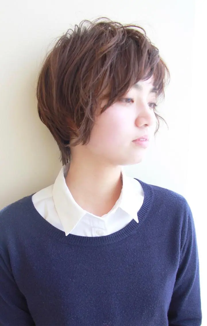 ショート ブリーチ毛でもできる 髪質改善縮毛MIHOのヘアスタイル