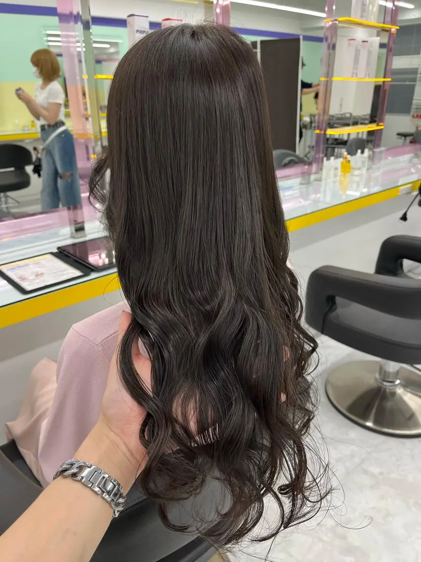 ロング ヘアカラー 🪞透明感カラー🫧 縮毛矯正🥇かずきのヘアスタイル