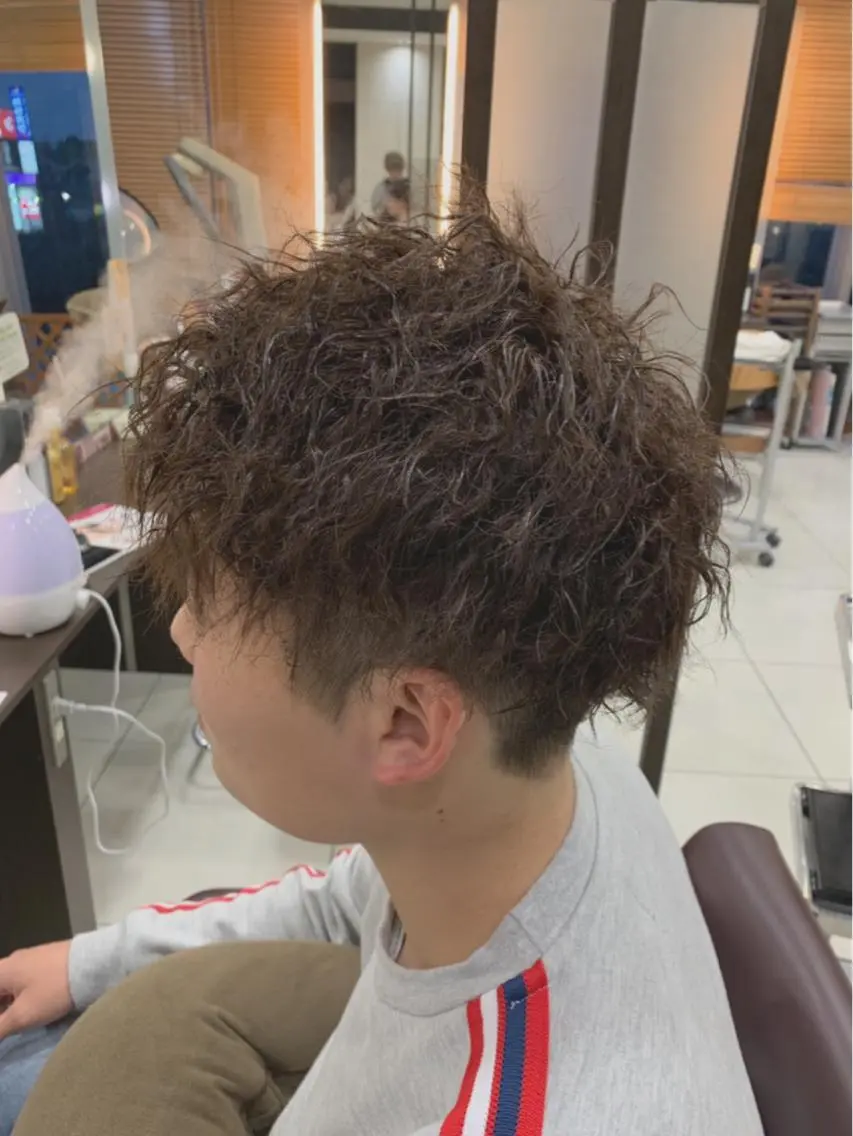 パーマ メンズ HAREru. モデル募集【戸塚】のヘアスタイル