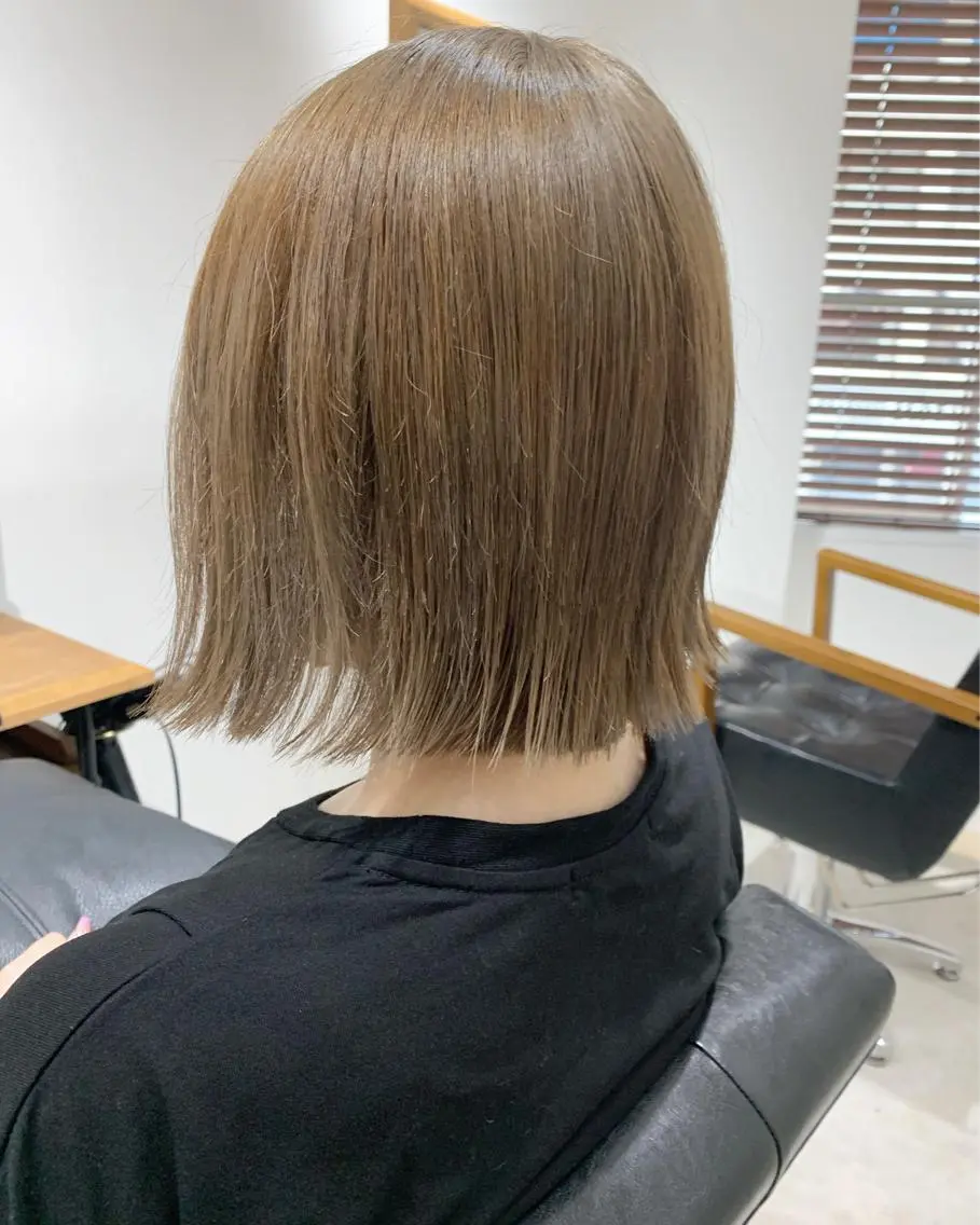 ショート ボブ 外ハネヘア 倉敷サロンドクロエ ꕀ井上恋夢ꕀのヘアスタイル