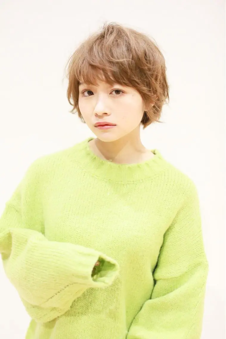 ショート ショートボブ ボブ 髪質改善 韓国風ヘア シースルーバング カット ヘアカラー トリートメント ヘアセット 👑👑👑👑工藤 敬👑👑👑👑のヘアスタイル