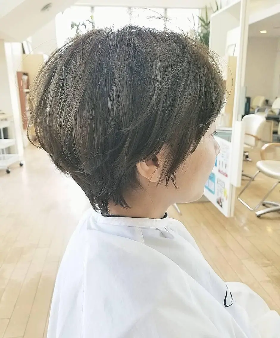 ショート カラー ショートヘア カット トリートメント 関口 友菜のヘアスタイル