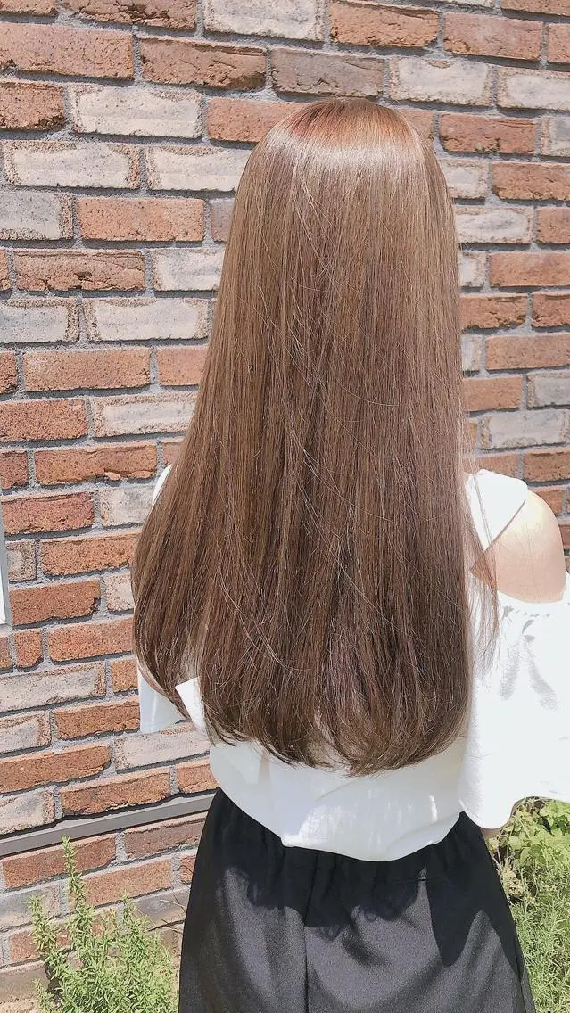 ロング やました りなのヘアスタイル
