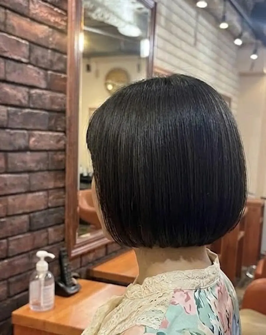 ショート ボブ カット トリートメント ヘッドスパ flencia 丸 和博｜カットのヘアスタイル