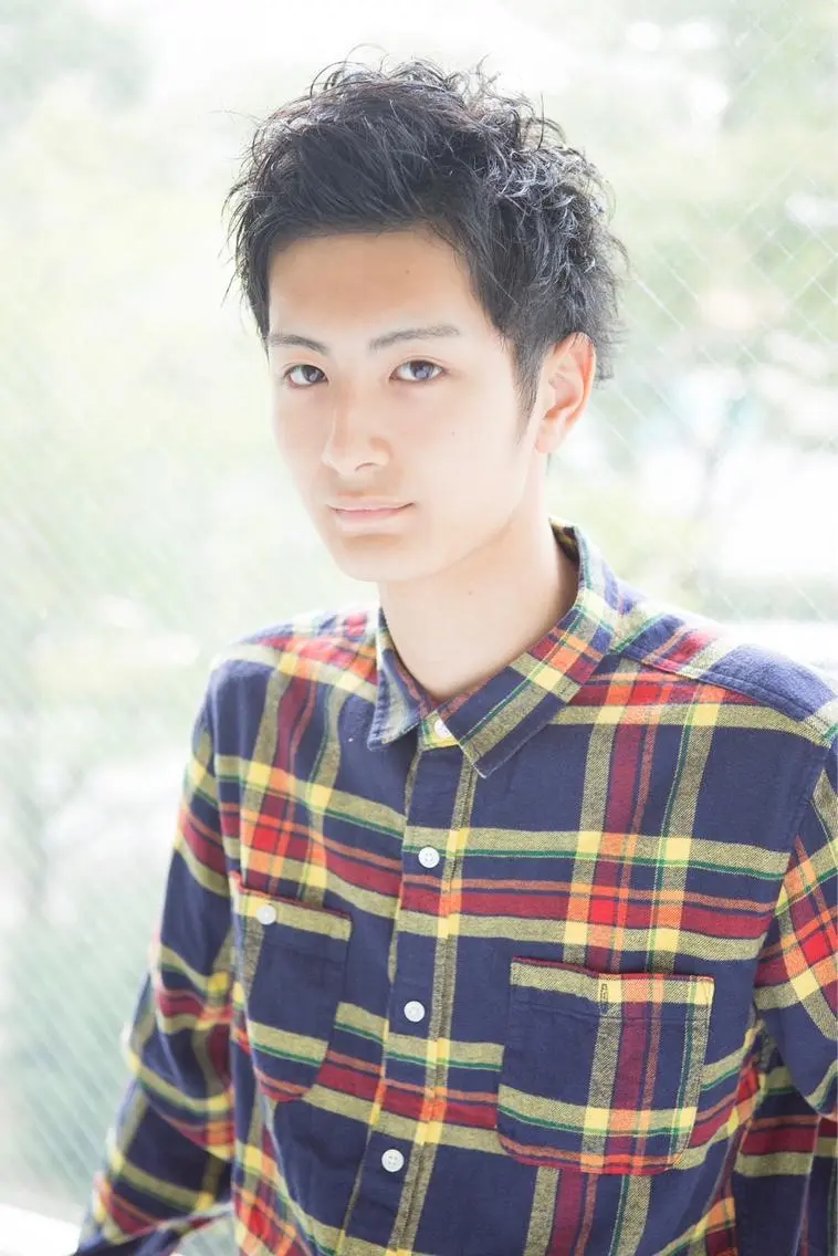 ショート 永作 真司のヘアスタイル