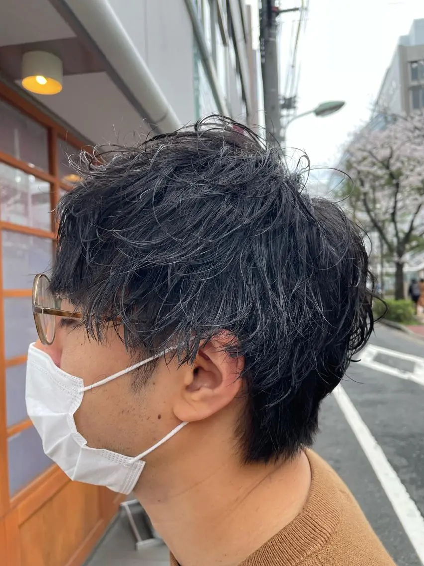 パーマ メンズ カット パーマ トリートメント 【店長】 草間大輔のヘアスタイル