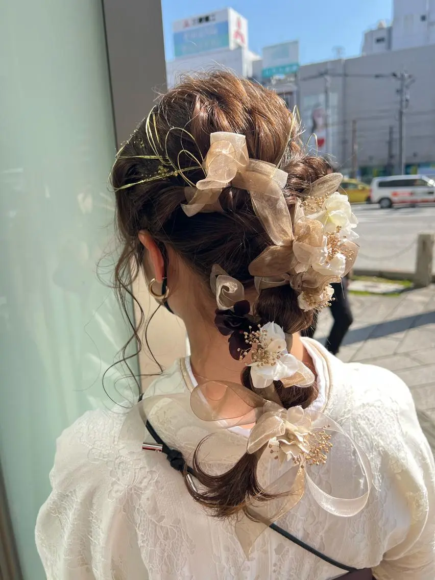 ロング ヘアアレンジ ヘアセット mai /Lita中央橋のヘアスタイル