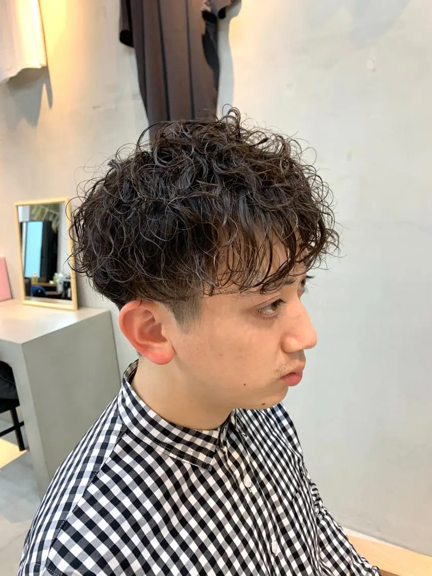 ショート パーマ メンズ 似合わせショート×透 明感/やじまたかしのヘアスタイル