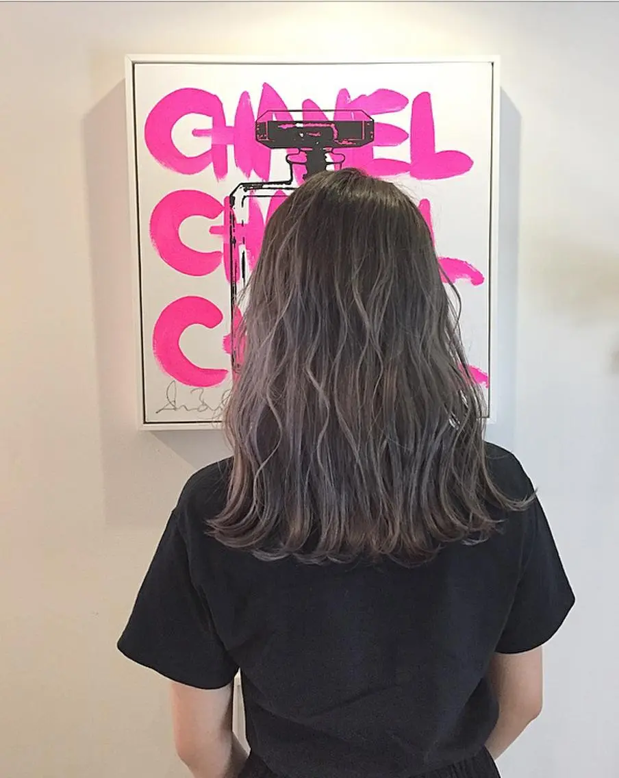 セミロング カラー MIZUHO / ダブルカラー髪質改善のヘアスタイル