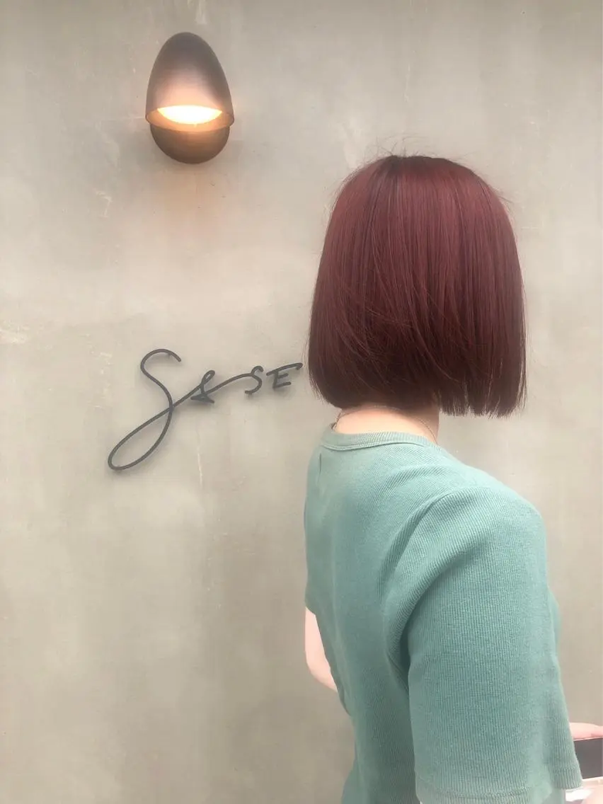 ミディアム 髪質改善 縮毛矯正 トリートメント 【SASE】大人上品 💍/ユウガ⭐️のヘアスタイル