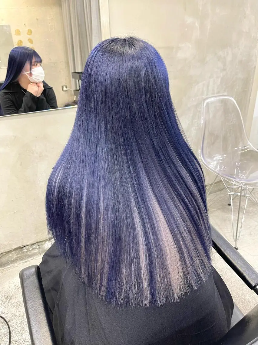 ロング カラー ハッシュカット/ハイ トーン/HIROKIのヘアスタイル