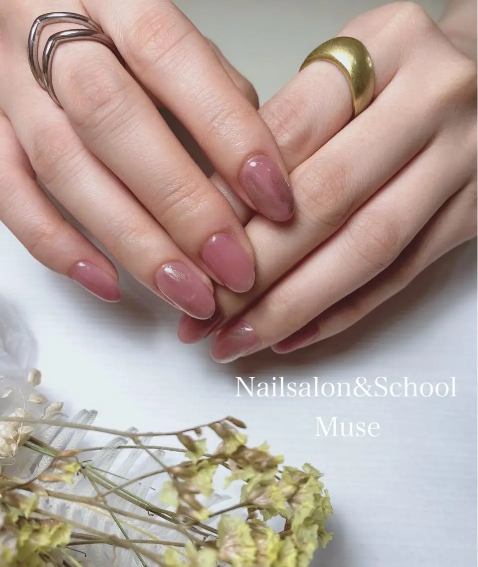 ネイル ミラーネイル ハンドネイル Nail salon Museのネイルデザイン