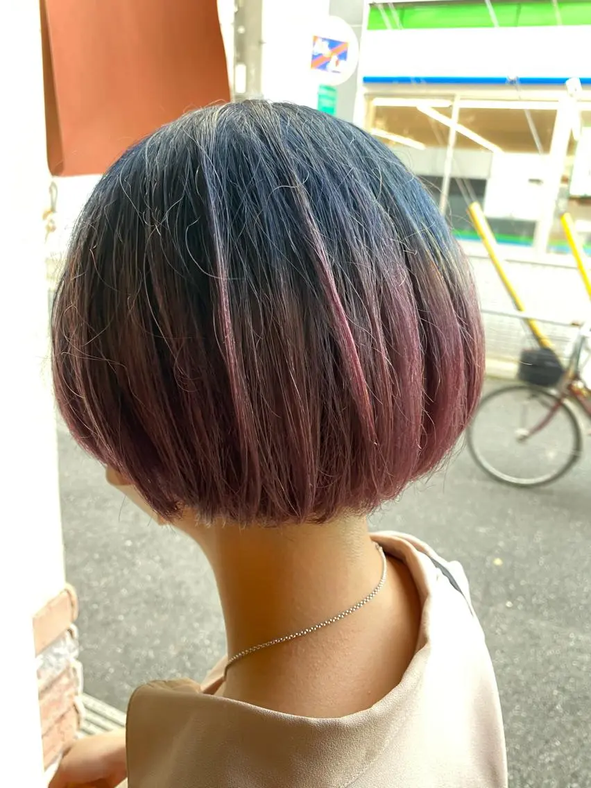 ショート カラー パーマ ヘアアレンジ メンズ キッズ ネイル マツエク・マツパ 🌈髪質改善・美髪矯 正・平野瀬乃🌈のヘアスタイル