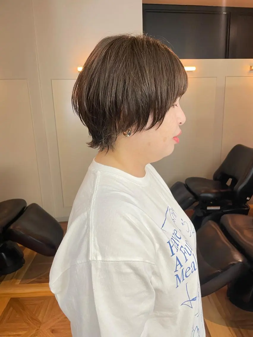 ショート カラー 緒方リエ 時短ショート・ボブのヘアスタイル