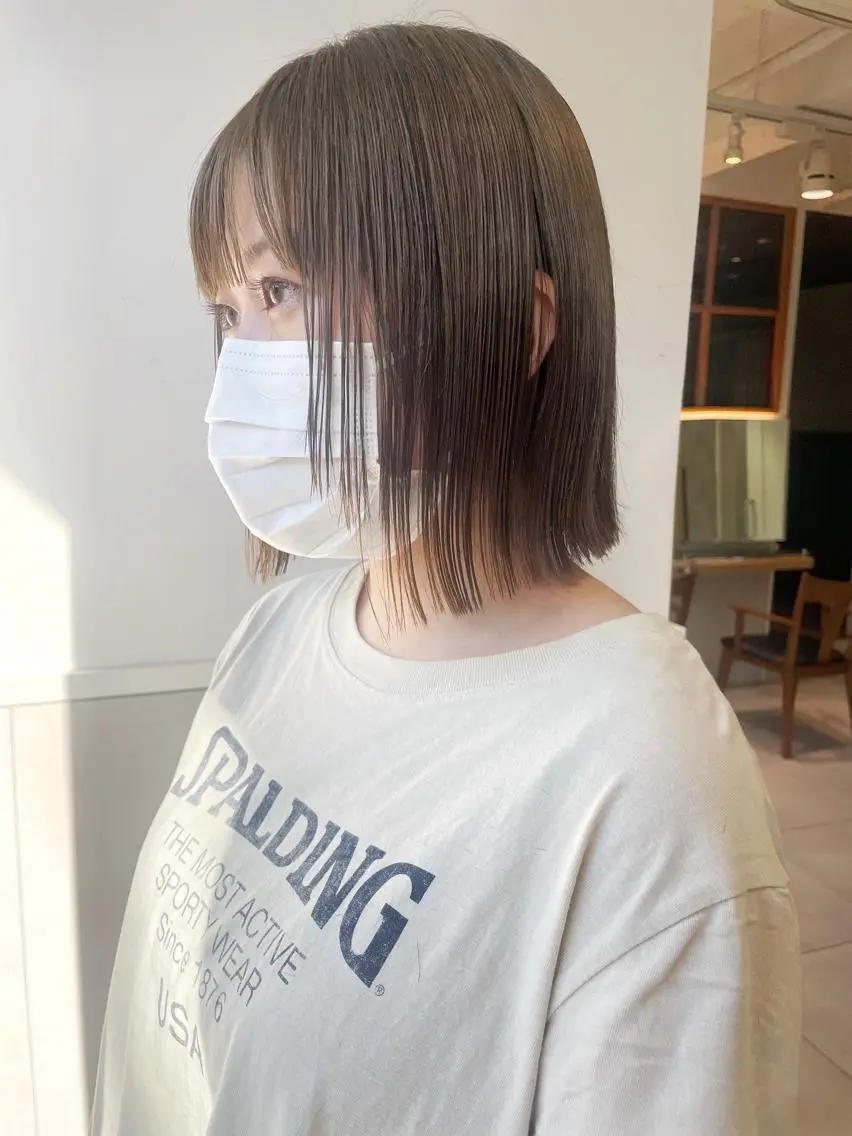 ショート カラー カット ヘアカラー トリートメント 齋藤 咲のヘアスタイル