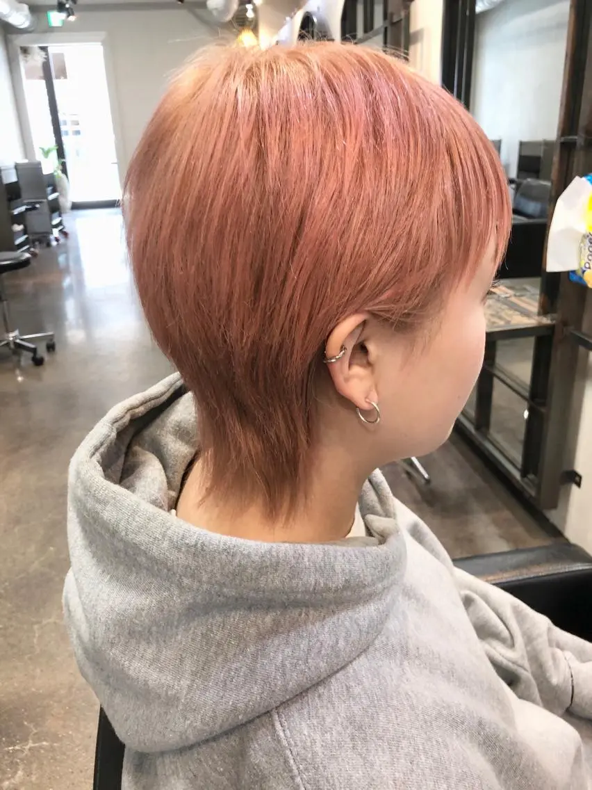 ショート ショートヘア ウルフカット カット 千葉 郁也のヘアスタイル