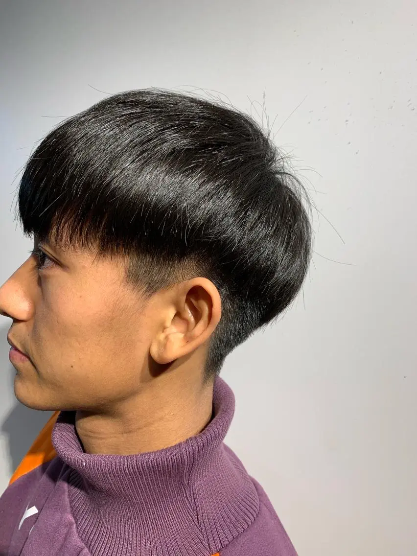 ショート メンズ マッシュ 刈り上げ カット トリートメント ヘッドスパ ヘアセット Lee東三国 店長 谷辻誠志のヘアスタイル