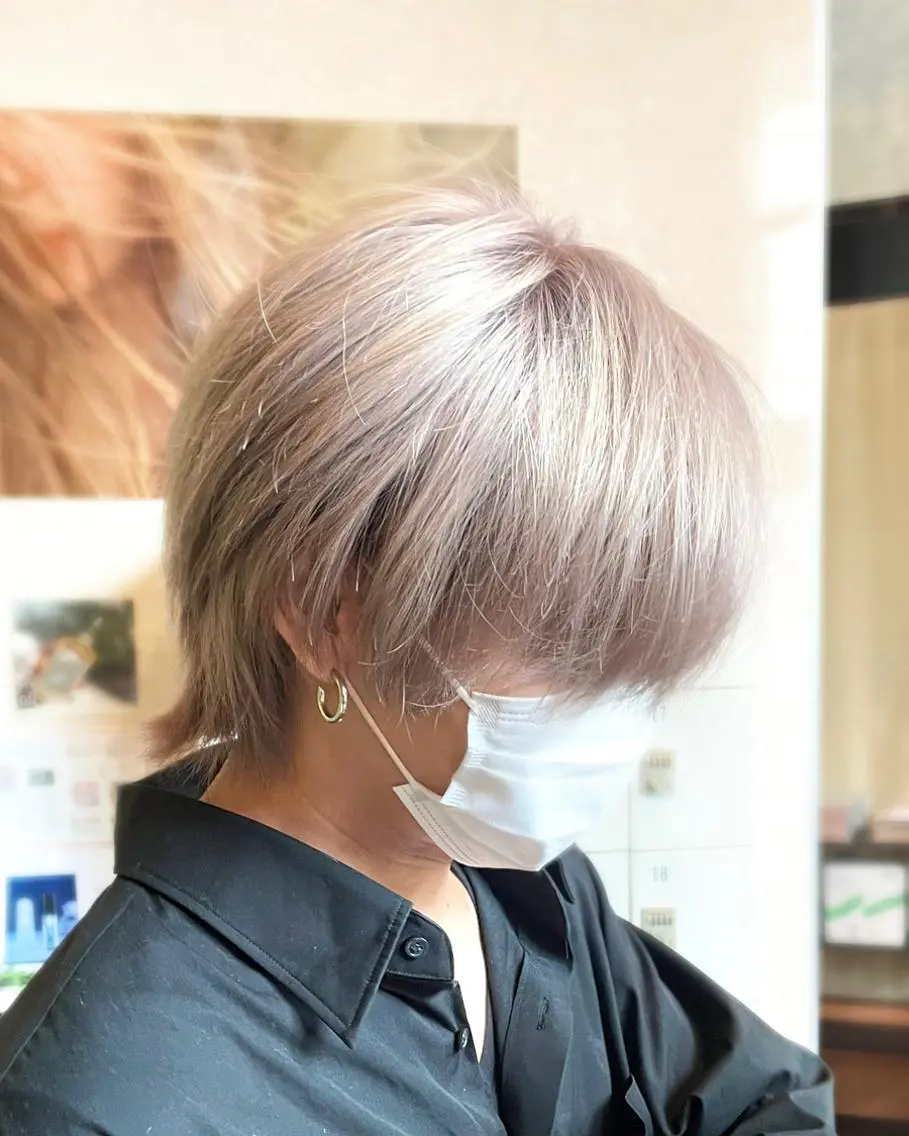カラー メンズ ヘアカラー 梅田/メンズショート /メンズパーマのヘアスタイル