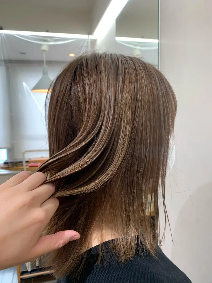 カラー デジタルパーマ🫧 韓国風ヘア🫧サクラのヘアスタイル