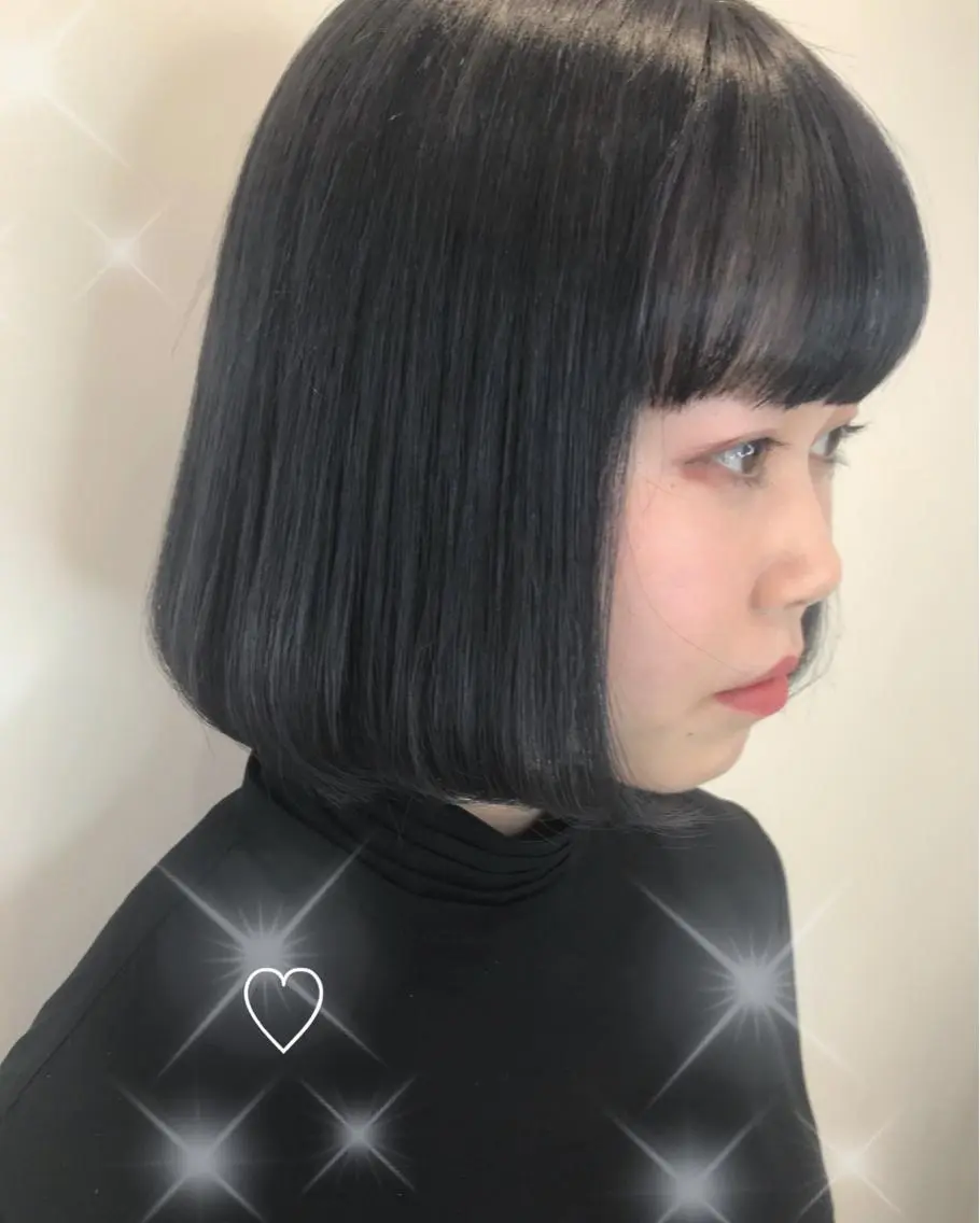 ショート カラー バイオレットカラー ボブ 新宿駅近♡個室 ♡関口三都季🌜のヘアスタイル
