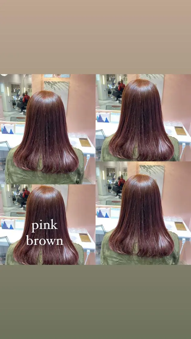 セミロング カラー パーマ ヘアアレンジ メンズ キッズ メンズブリーチ ブリーチ ブラウンカラー ブリーチなしカラー オレンジ RIYA❤︎ Aujuaソムリエのヘアスタイル