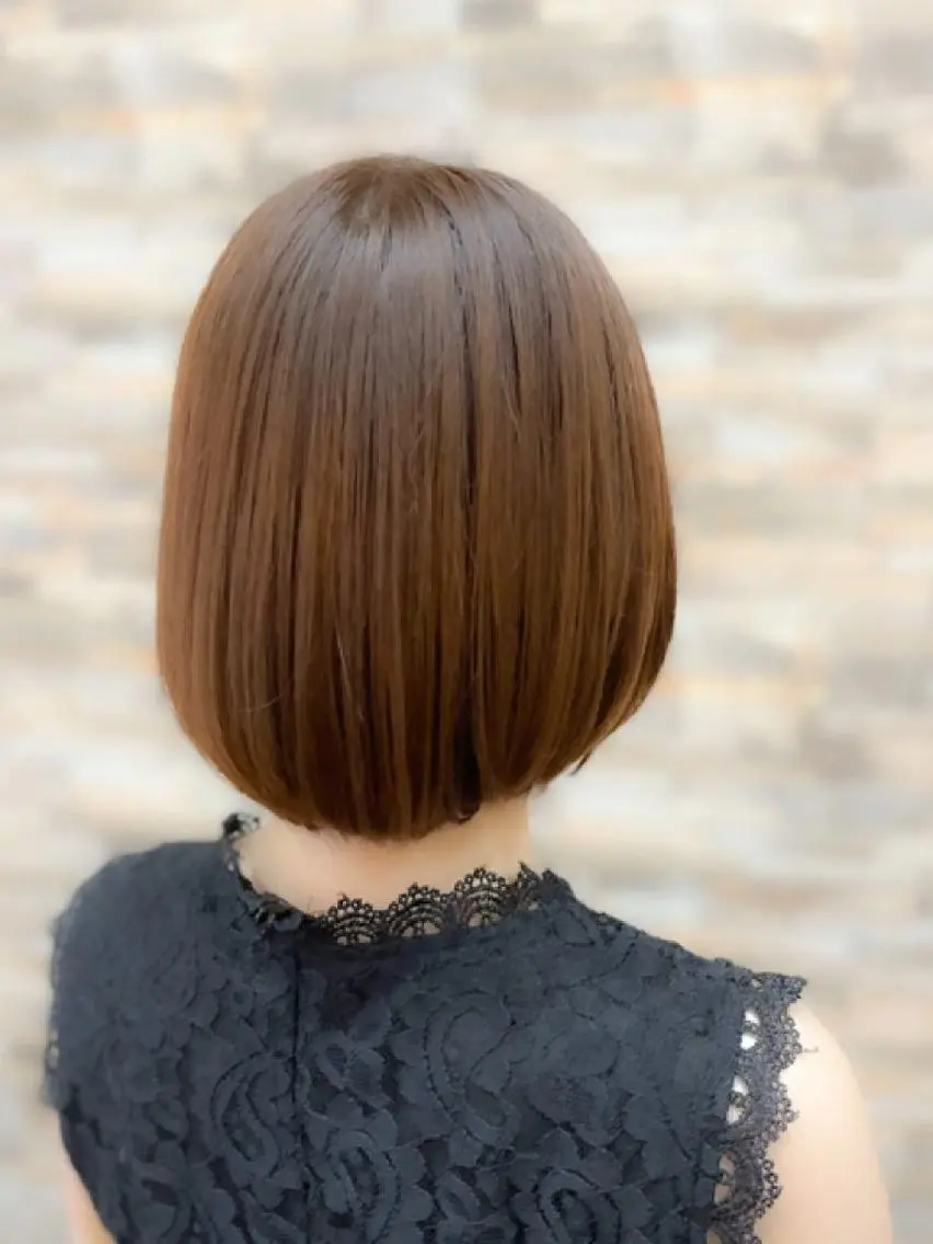 ショート ボブ トリートメント カット トリートメント Stella Lux ステラ ルークスのヘアスタイル