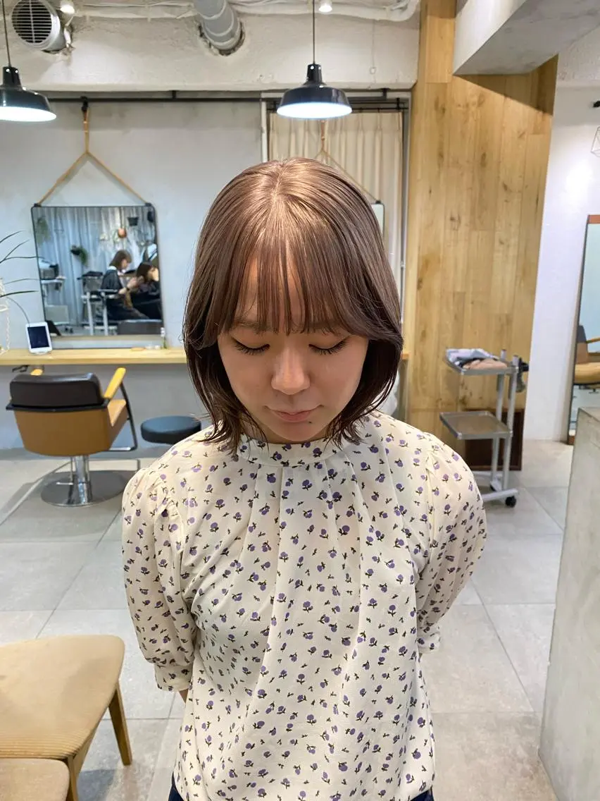 ショート カラー ヘアカラー トリートメント Lomalia 🤍🫧/makoのマツエク・マツパデザイン