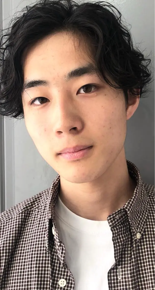 パーマ メンズ カット パーマ 永野 正芳のヘアスタイル