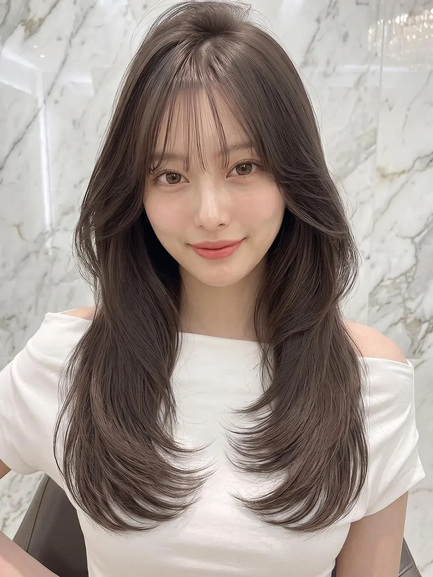 セミロング ミニモ人気①位🥇 似合わせ×髪質改善のヘアスタイル
