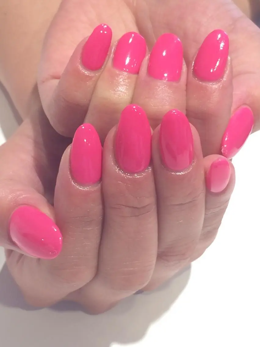 ネイル ワンカラーネイル シンプルネイル M nail はやまうららのネイルデザイン