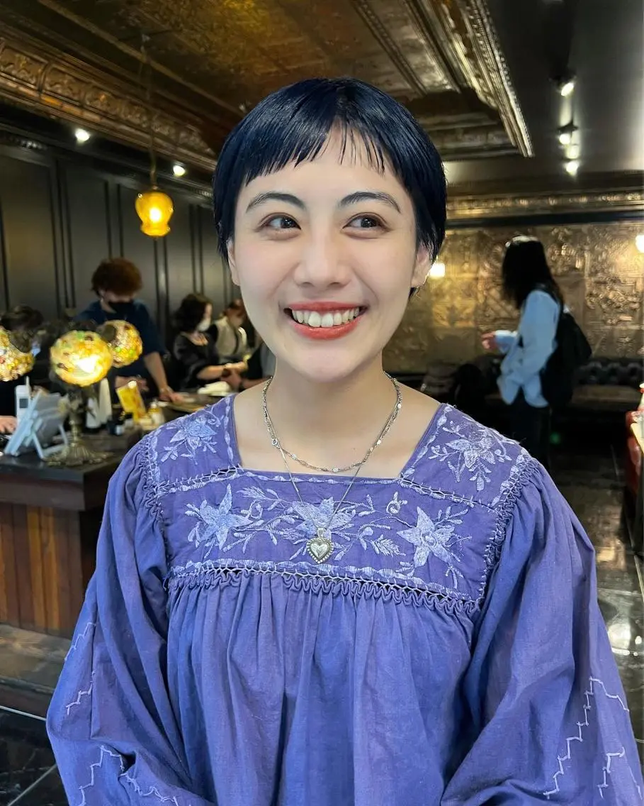 ショート カラー カット 圧倒的デザイン力 店長🎨RENAのヘアスタイル