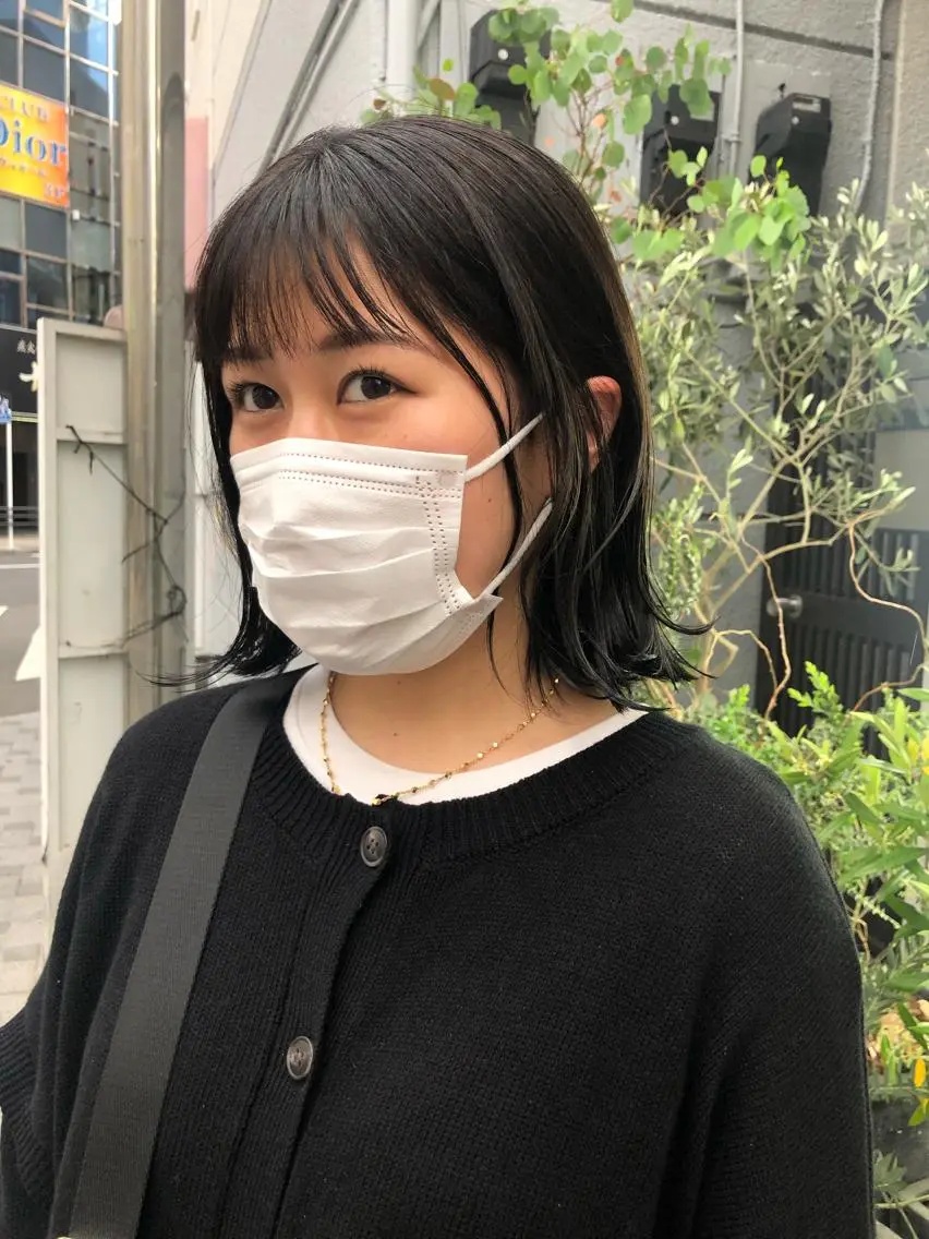 ミディアム カラー ヘアカラー ナチュラル透明感🌱 小山美樹子のヘアスタイル