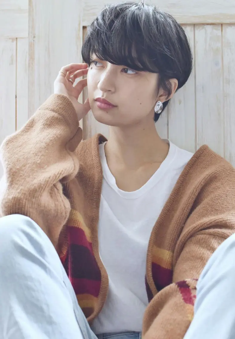 ミディアム カラー ヘアアレンジ ミディアムパーマ アクアカラー ダブルカラー グラデーションカラー ハイライトカラー 💈Chlom💈_ 公式_NewOpenのヘアスタイル