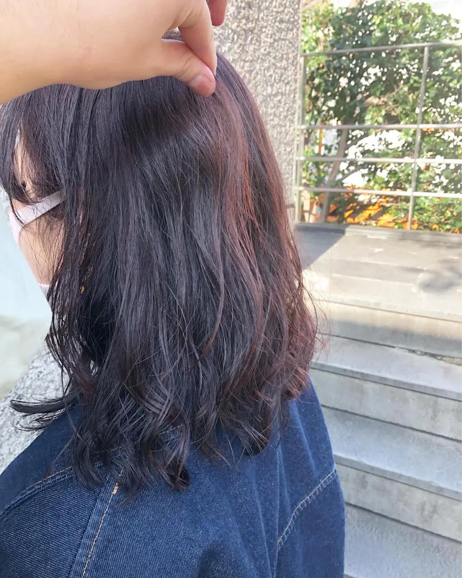 ミディアム カラー ヘアアレンジ ヘアカラー トリートメント メンズ特化✂️栗原 侑也のヘアスタイル