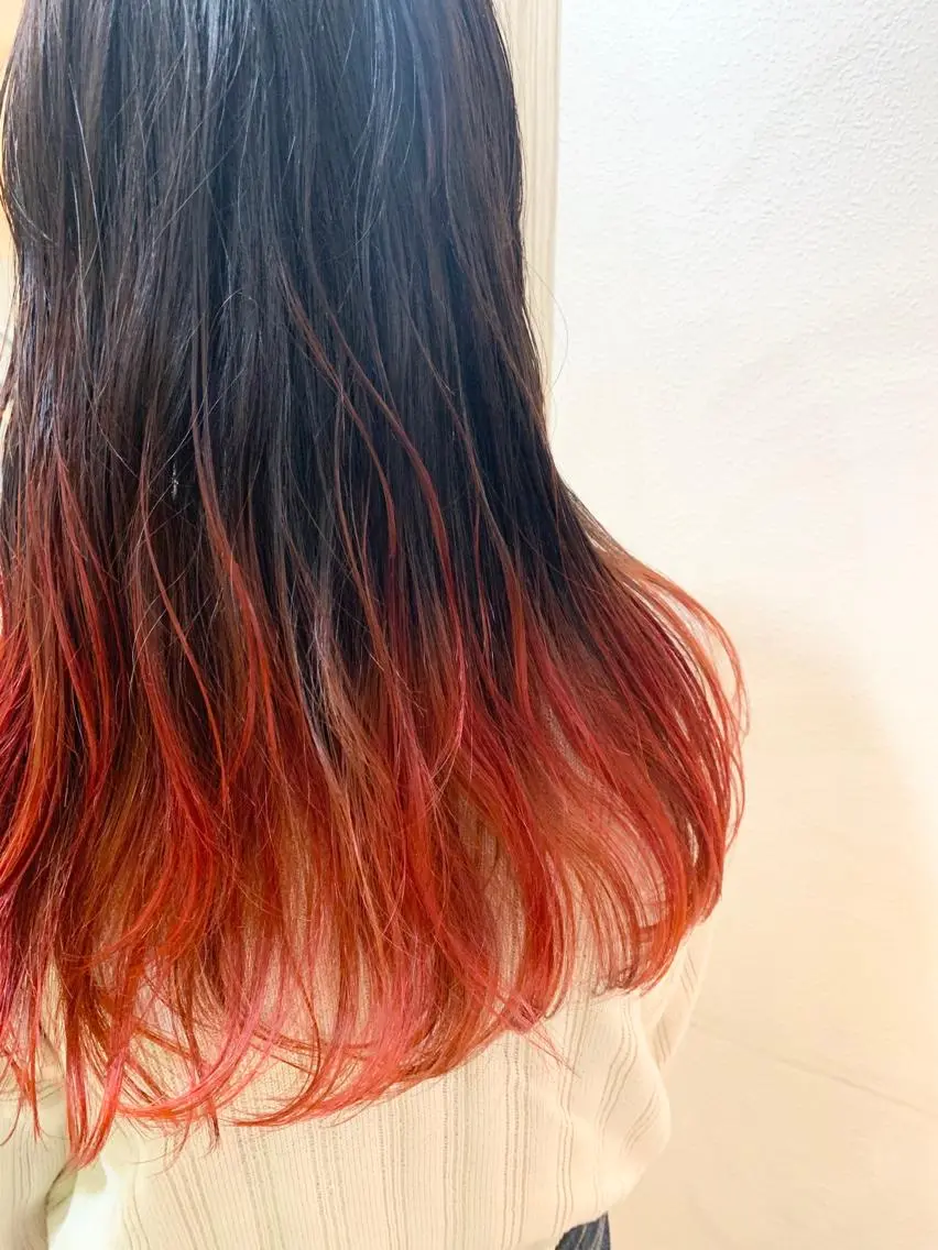 ロング カラー ヘアカラー トリートメント ヘアセット 🌸スタイリスト 山浦美恵のヘアスタイル