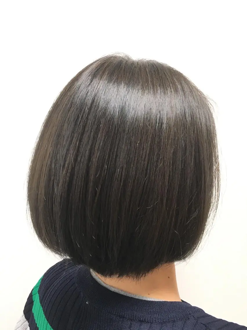 ミディアム カラー 縮毛矯正 トリートメント 🔸縮毛矯正🔸 カソリ ナユタのヘアスタイル