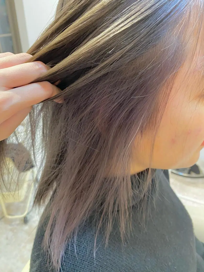 セミロング カラー Design Color🐰アユミのヘアスタイル
