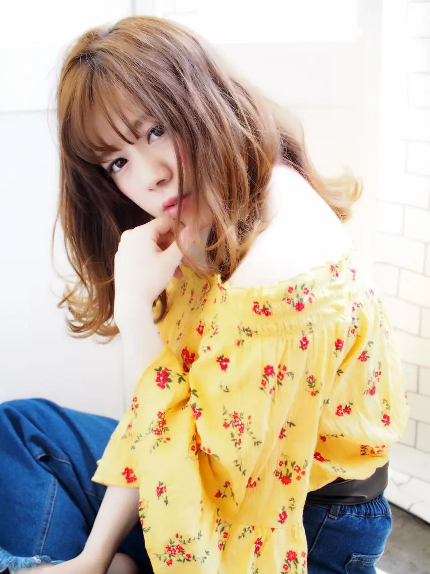ミディアム ほさか しんごのヘアスタイル