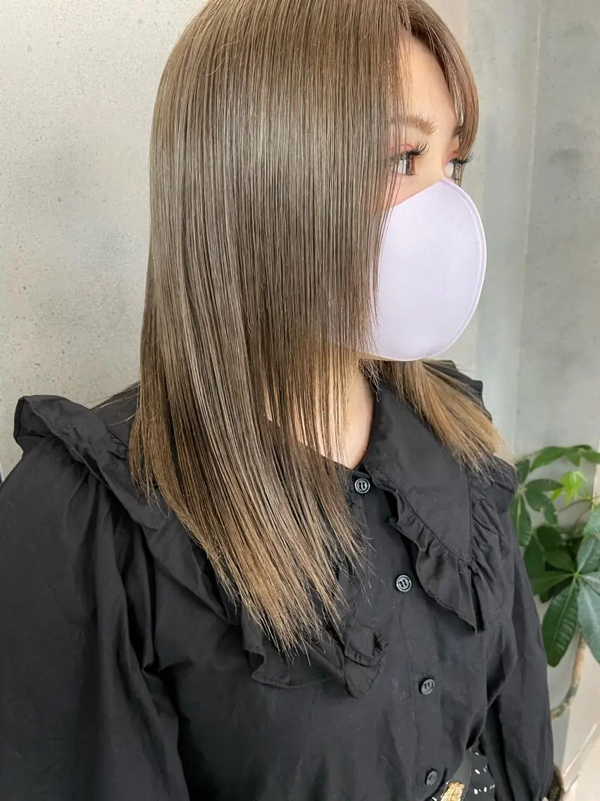 ロング ヘアカラー トリートメント 骨格診断で絶対可愛い ✨丸みショート✨凌弥のヘアスタイル