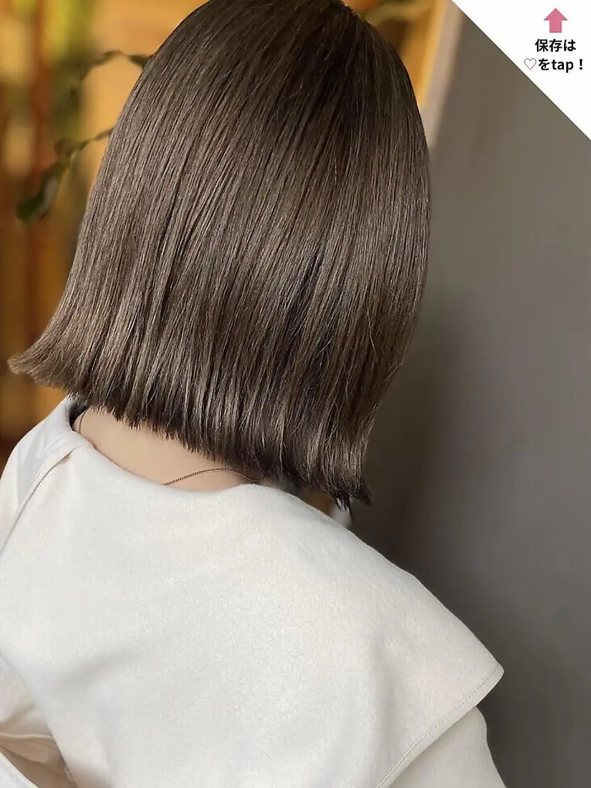 ミディアム カラー ベージュカラー ブリーチ ブリーチなしカラー オリーブベージュ 髪質改善 カット ヘアカラー トリートメント TIGRE tenjinのヘアスタイル